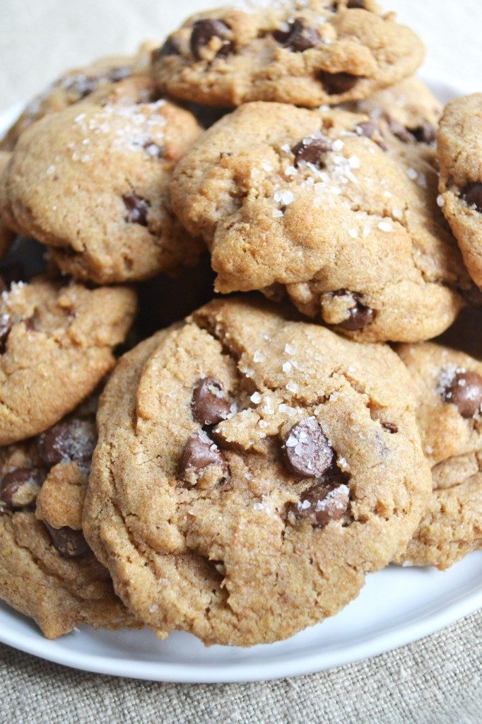 Brown Butter Sea Salt Chocolate Chip Cookies | Front Yard Veggies Blog