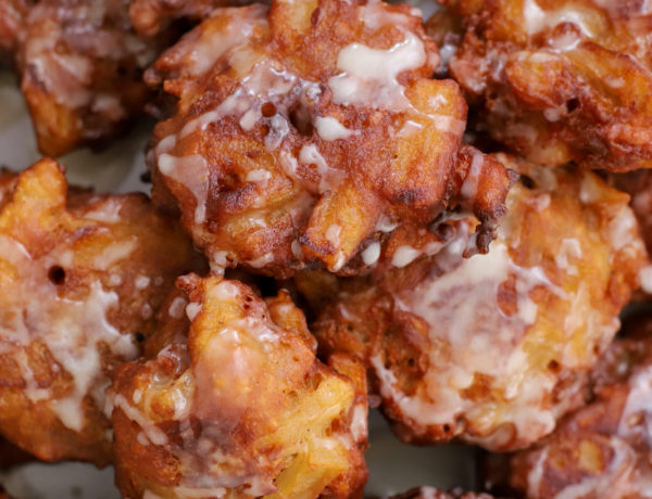 sourdough apple fritters